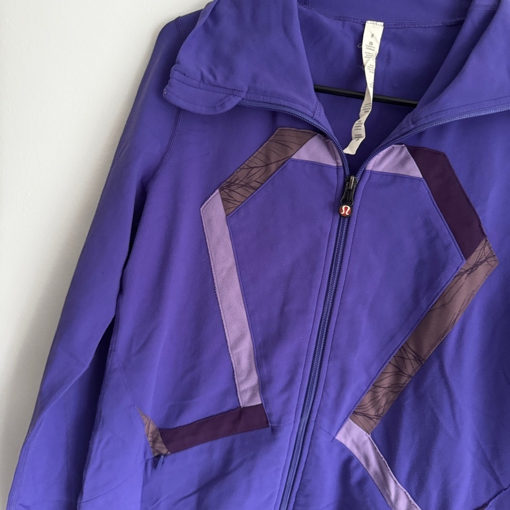 1 Lululemon Vintage Purple Origami Stride Jacket - Picture 2 of 7